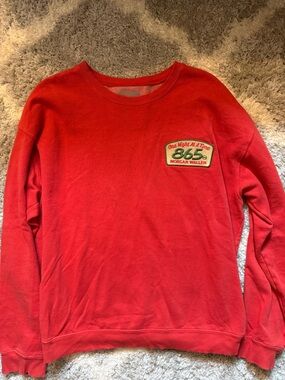 Morgan Wallen 'One Night At A Time' 865 Red Crewneck Sweatshirt